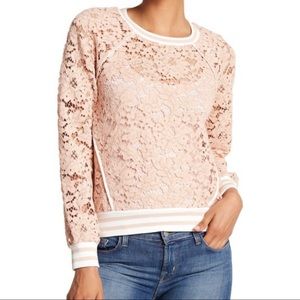 Anthropologie Veronica Beard Jett Lace Top